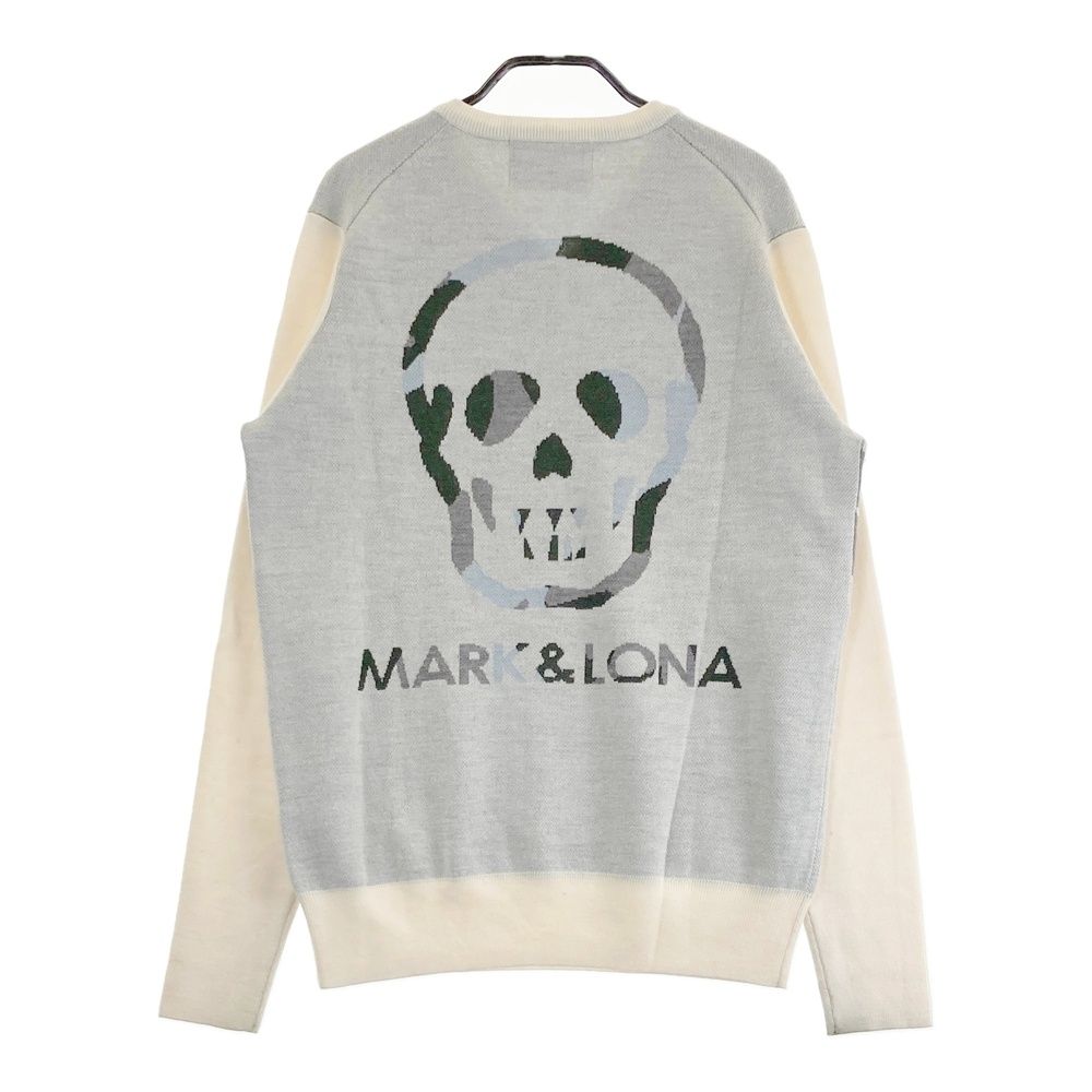 【新品】MARK&LONA マークアンドロナ　ニット　セーター　カモフラ　ゴルフ MARK&LONA マークアンドロナ ゴルフ ニット レディース ロゴ カモフラ