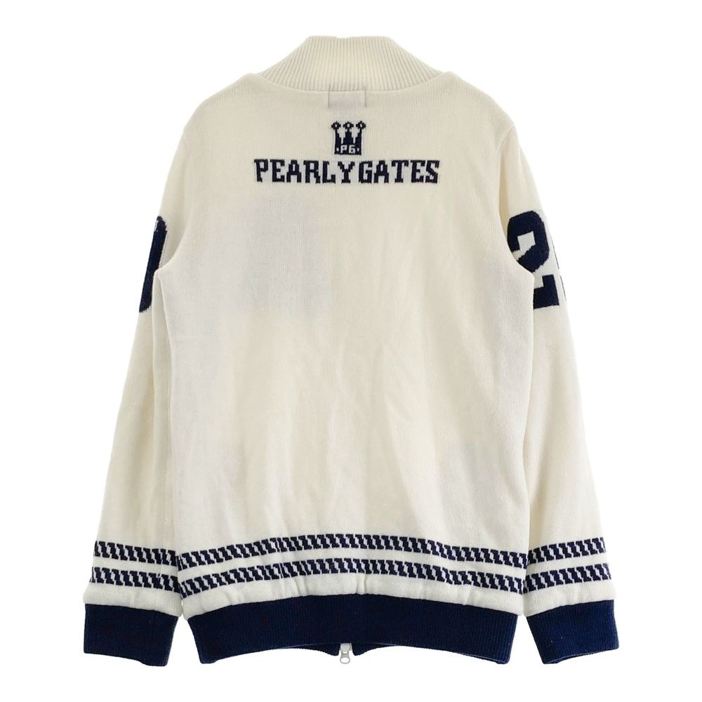 サイズ：0 PEARLY GATES パーリーゲイツ ウール混 裏地付 ニット
