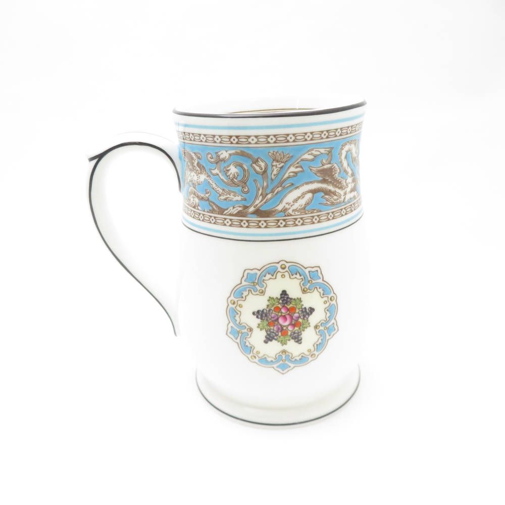 ♥ WEDGWOOD ウェッジウッド キリンビアマグコレクション 1979年 フロレンティーンターコイズ ビアマグ 1点 陶器 ビールジョッキ ビールグラス SC9309D1