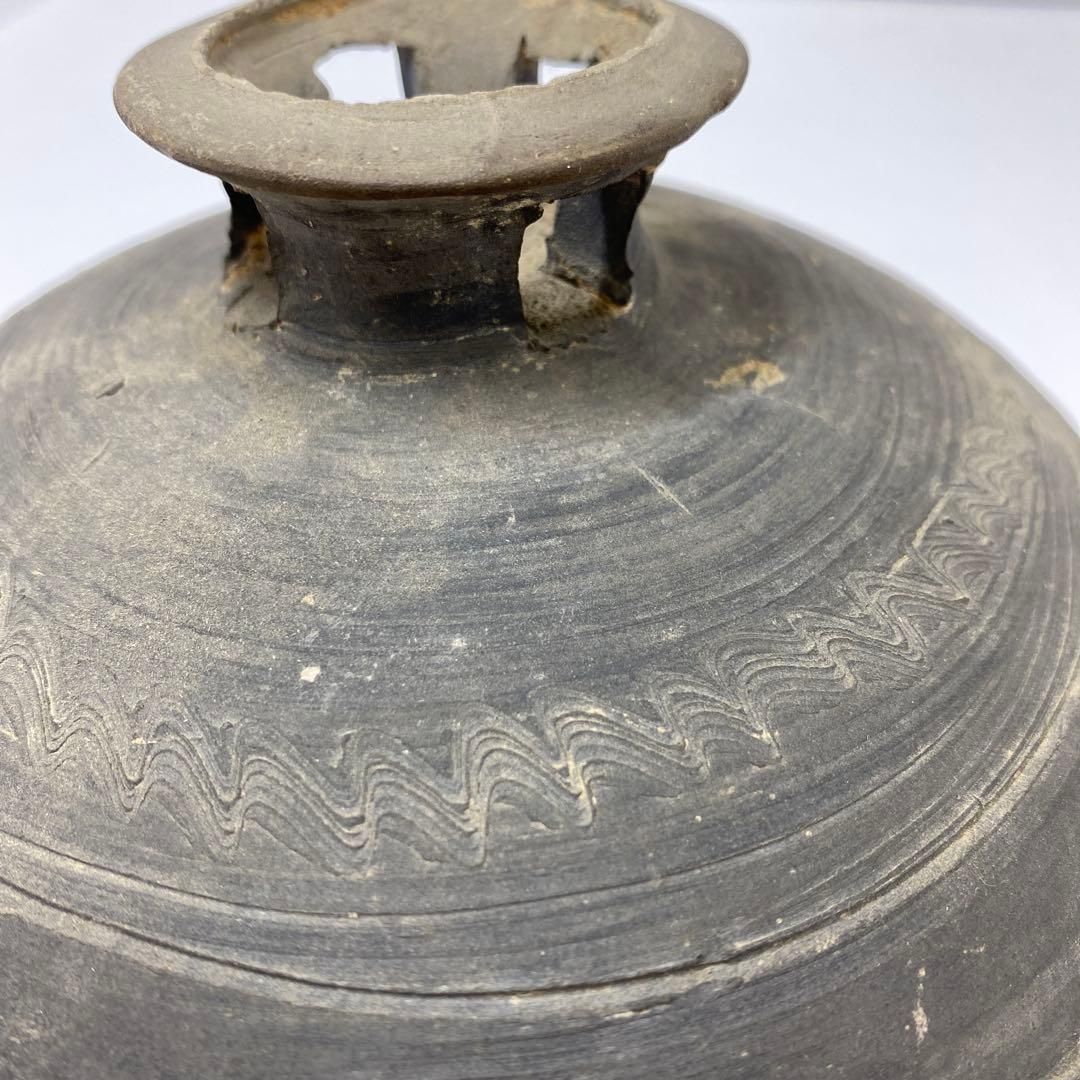 古代 新羅土器 鉢 タサオ 口径15.6㎝ 東里7-0131① - メルカリ