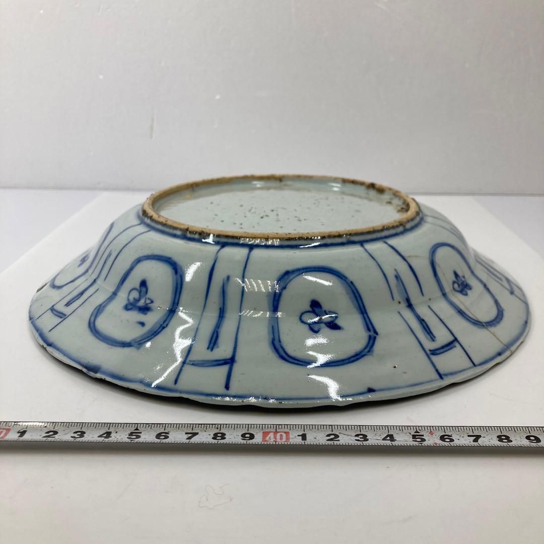 中国明時代 古染付芙蓉手大皿 トコオ 東里7-0131① - メルカリ