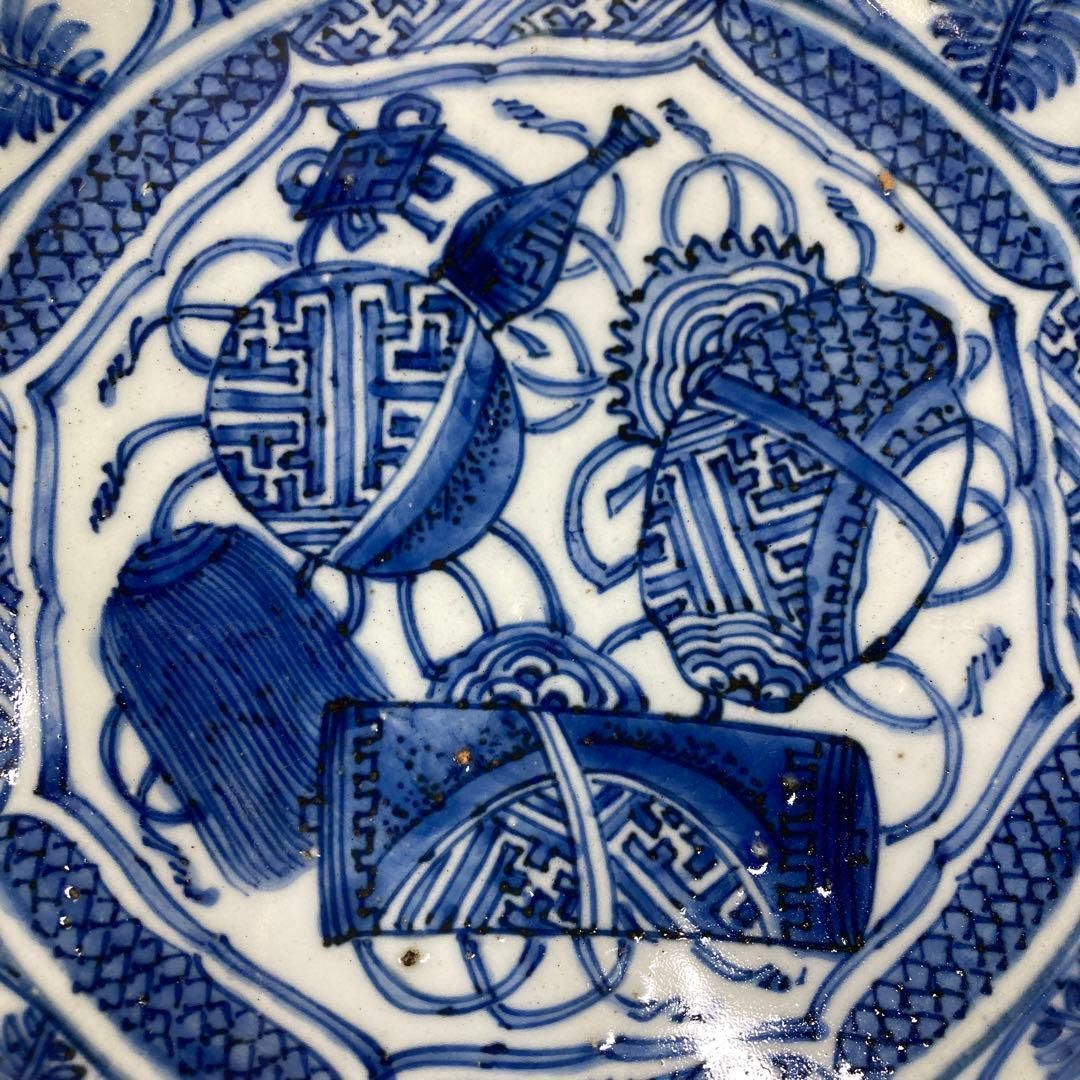 中国明時代 古染付芙蓉手大皿 トコオ 東里7-0131① - メルカリ