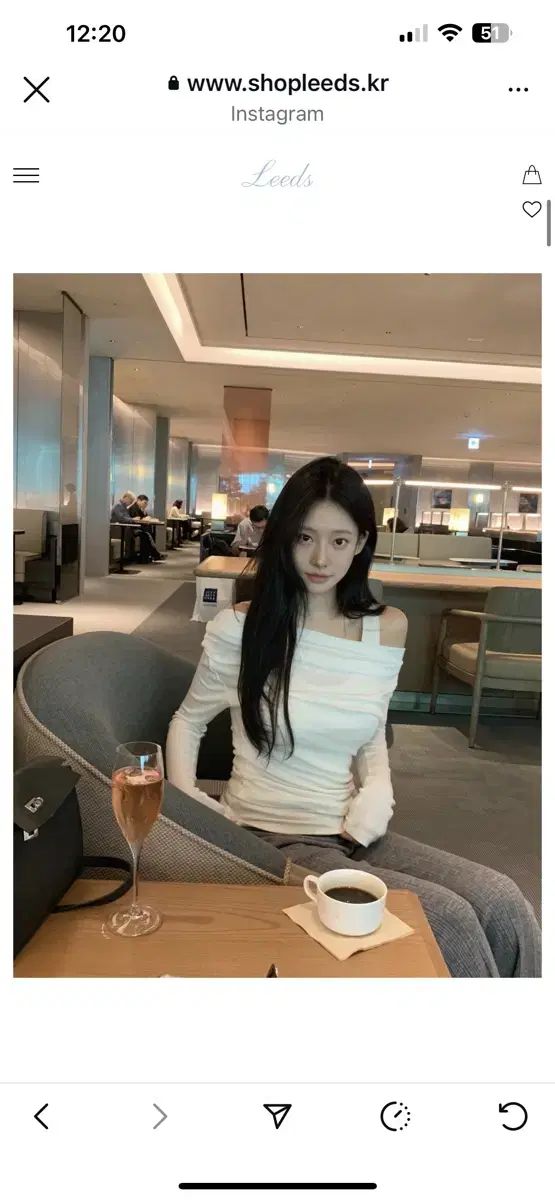 リズ leeds レイヤードT アイボリー メランジ 텍