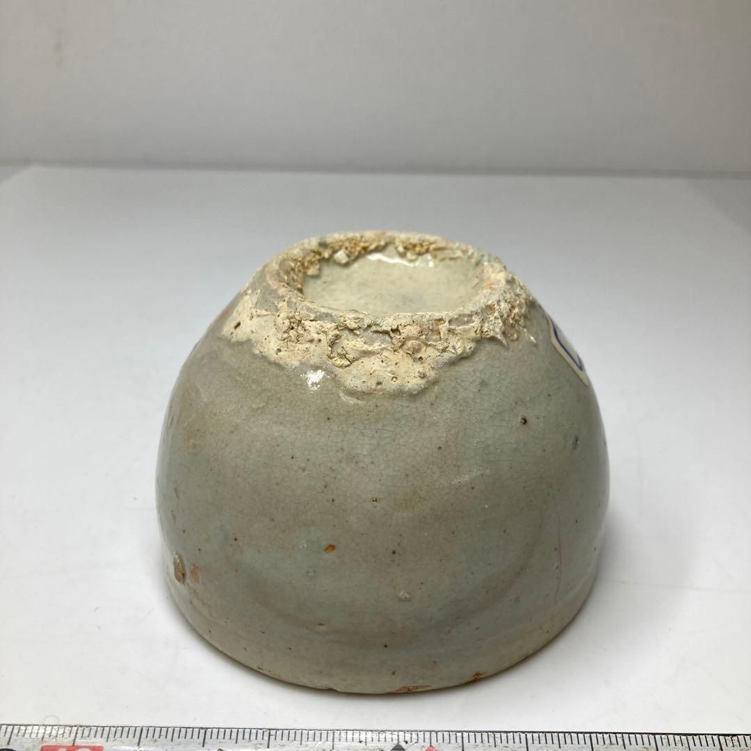 李朝　青白磁 茶碗Ｂ　タニチ　口径9㎝　東里7-0131☆2F 李朝 青白磁 茶碗B タニチ 口径9㎝ 東里7-0131☆2F - メルカリ