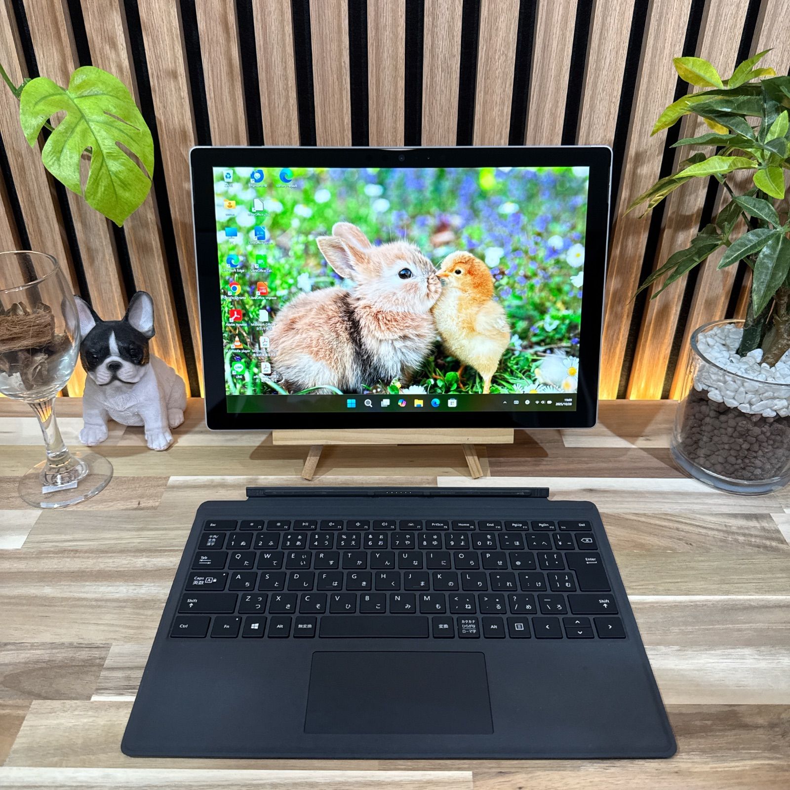 2in1モデル‼️Surface Pro☘プラチナ☘タッチパネル式☘ノートパソコン