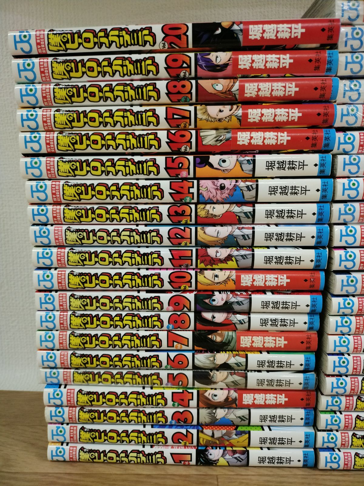 7冊 僕のヒーローアカデミア 1～42巻 全巻セット ヒロアカ 付属本など合計44冊 MQ 30 C