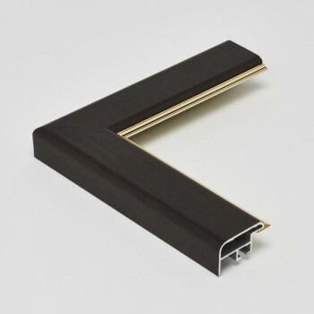 アルナ アルミフレーム デッサン額 CF面金付 オーク 正方形400角 10346