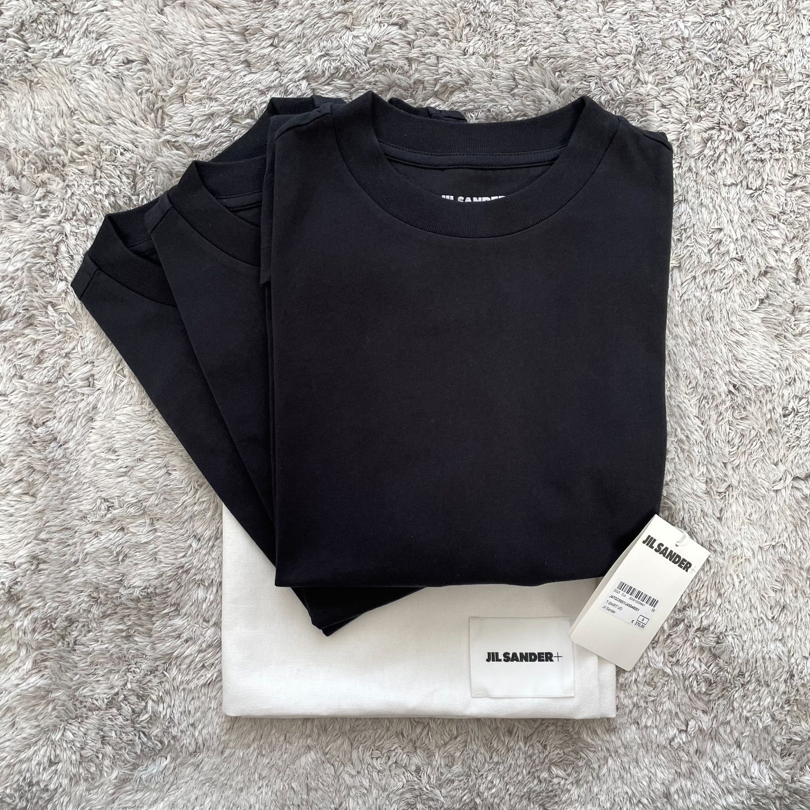 定価6.6万　３パック　ジルサンダー　JIL SANDER Tシャツ　 正規品 新品正規/定価6.6万円】ジルサンダーTシャツ3枚パック S - メルカリ