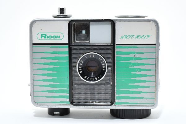☆超美品！☆リコーオートハーフEグリーン☆ ☆シャッターOK・現状品☆ リコー オートハーフ AUTO HALF E 珍しい緑