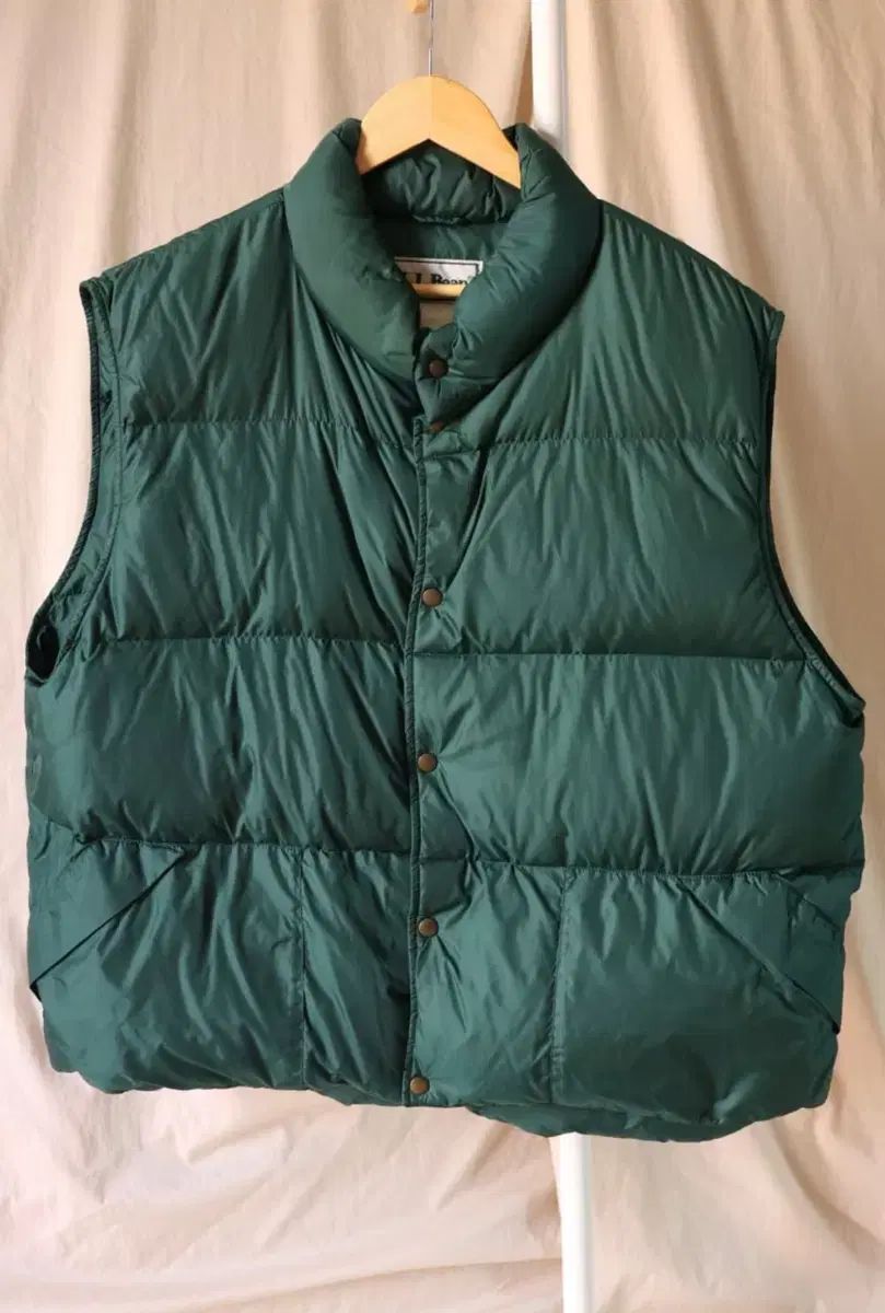 L.L.Bean 70s 80s グリーン パファー グースダウン ベスト XL