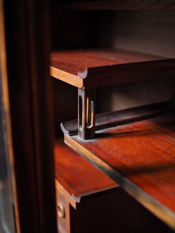 黒柿と欅の二段重ね