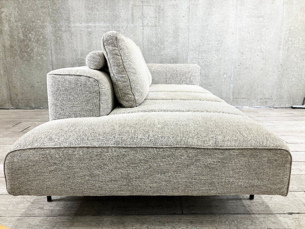 BoConcept ボーコンセプト AMSTERDAM アムステルダム ３人掛けソファ 右アーム 北欧 ニューノルディック ライトグレー NEXPOTALLINN_EU