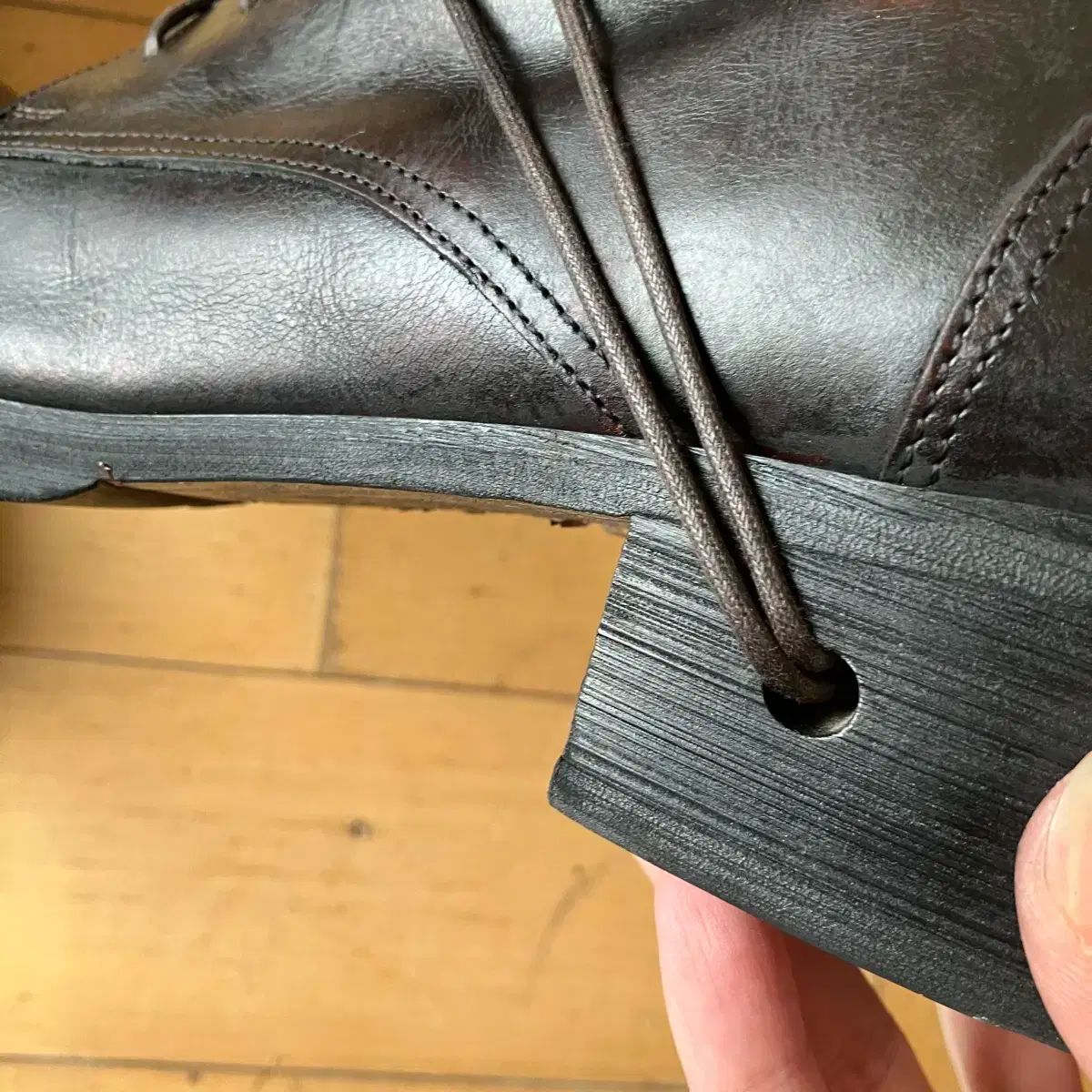 Whoop de doo 훕데두 スタシ レース ル ヒール ブーツ 270 品