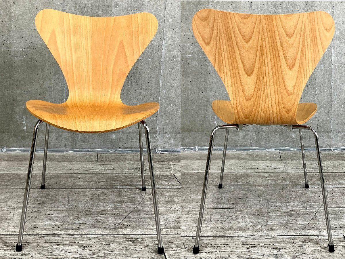 D Fritz Hansen フリッツハンセン セブンチェア ビーチナチュラル 北欧 ヤコブセン