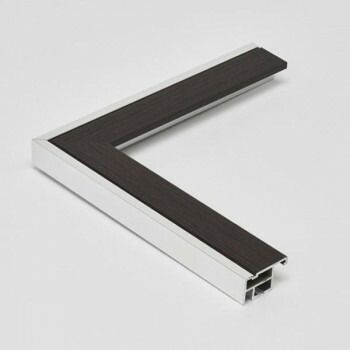 アルナ アルミフレーム デッサン額 モントレ チョコ 正方形250角 13213