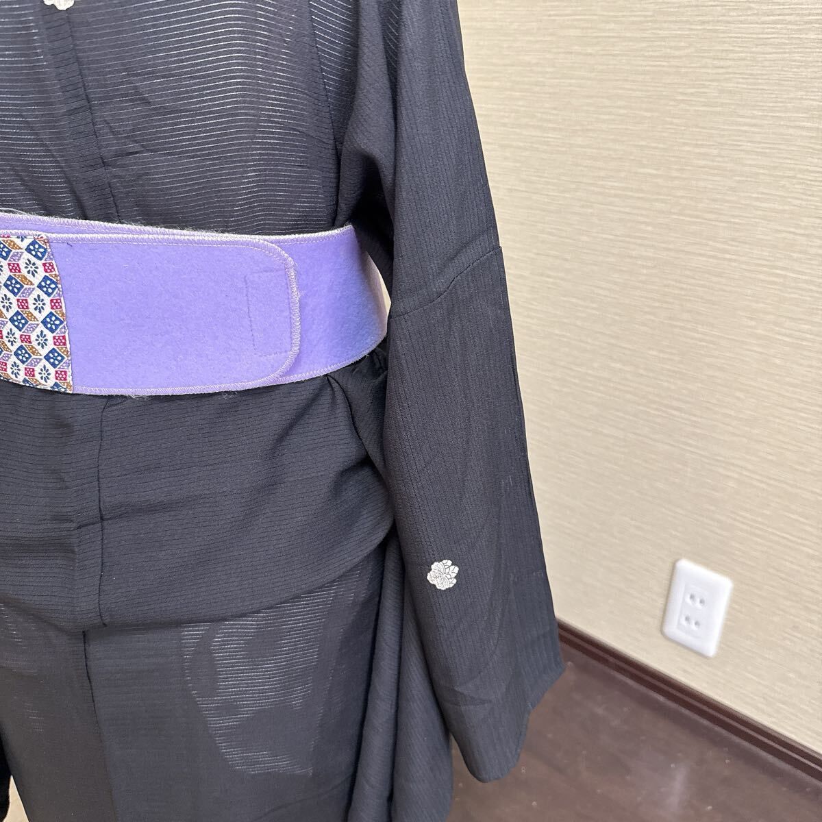 き720】夏用 黒絽 五つ紋付き 正絹 黒喪服 女性用 絽喪服 礼装 着物 絽 