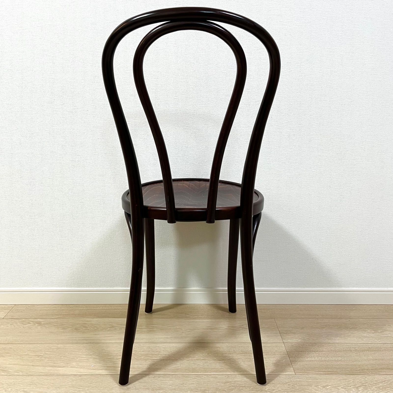 た57【秋田木工 No.202系 無垢曲木チェア】ベントウッドチェア ブナ材