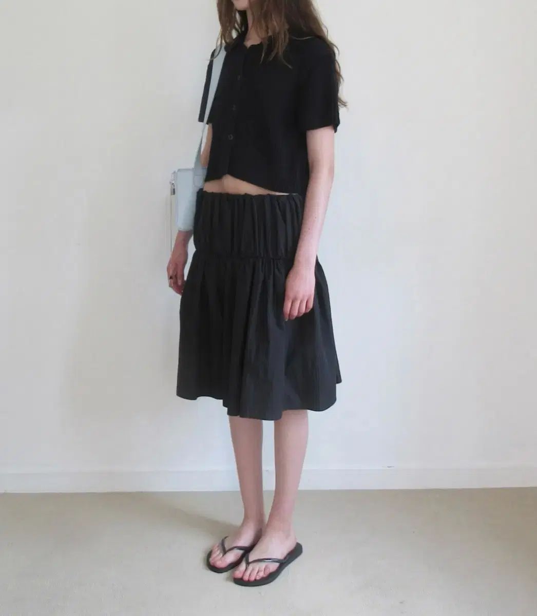 Smooth Mood スムードムード デート ケーキ スカート ブラック GULLKHAN_COM