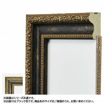 アルナ 樹脂フレーム デッサン額 1644 ブラック 正方形350角 13715