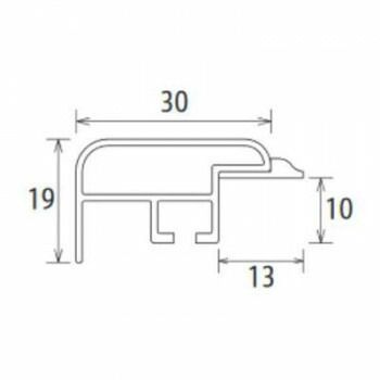アルナ アルミフレーム デッサン額 CF面金付 ビター 正方形200角 15652 MARWIL-DEMENAGEMENTS_CH