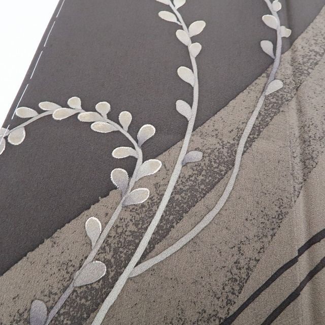 ❁tomihisa❁新品 銀花仙 着物 正絹 仕付け糸付 トールサイズ”シックな