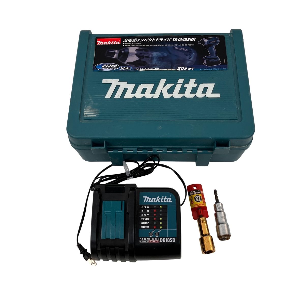 makita マキタ TD134DX 充電式インパクトドライバ 充電器 電動工具 Z10568944