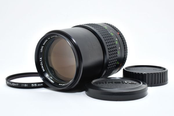☆極上品☆ ミノルタ MINOLTA MC TELE ROKKOR-PF 135mm F2.8 前後キャップ& 
