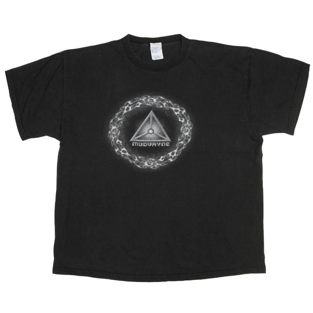 スペシャル 00s Mudvayne マッドヴェイン プロモ Tシャツ 黒 L XL】00s Mudvayne マッドヴェイン Tシャツ - メルカリ