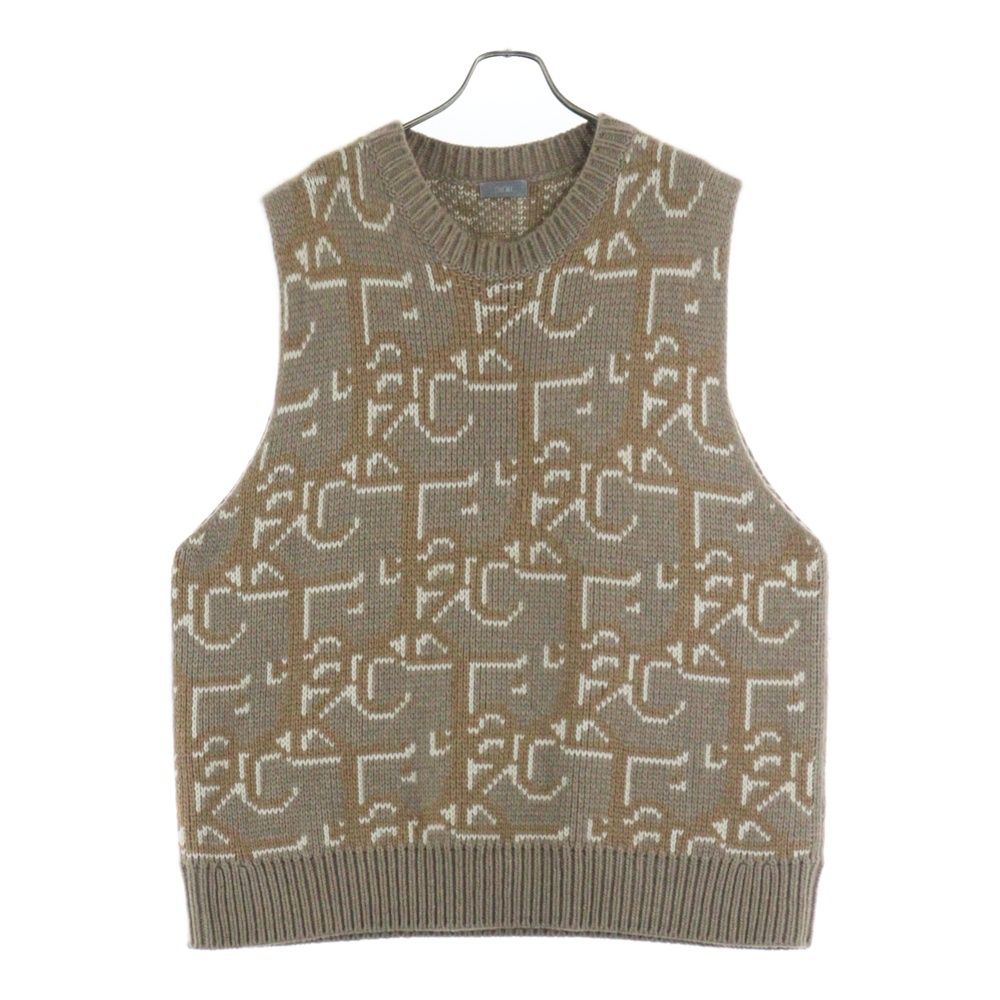 ディオール　セーターベスト DIOR (ディオール) 22AW×CACTUS JACK Oversized Sleeveless Sweater