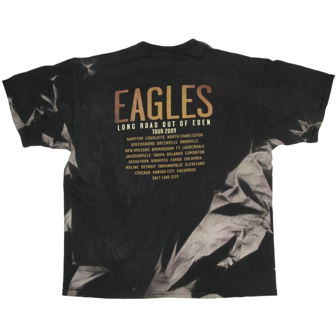 【XL】00s EAGLES イーグルス LONG ROAD OUT OF EDEN TOUR 2009 ツアー Tシャツ
