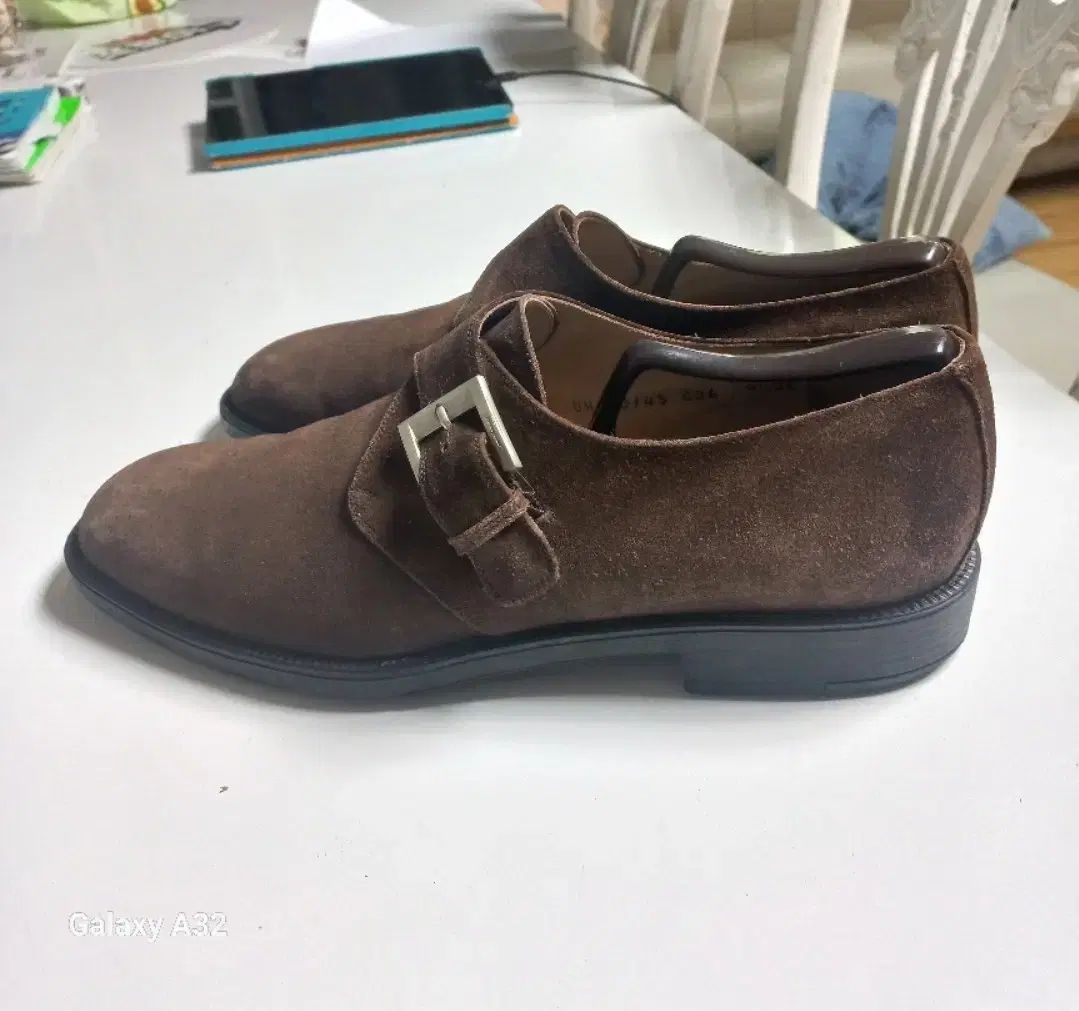 スウェード モンク ストラップ ブラウン メンズ 靴 9 5