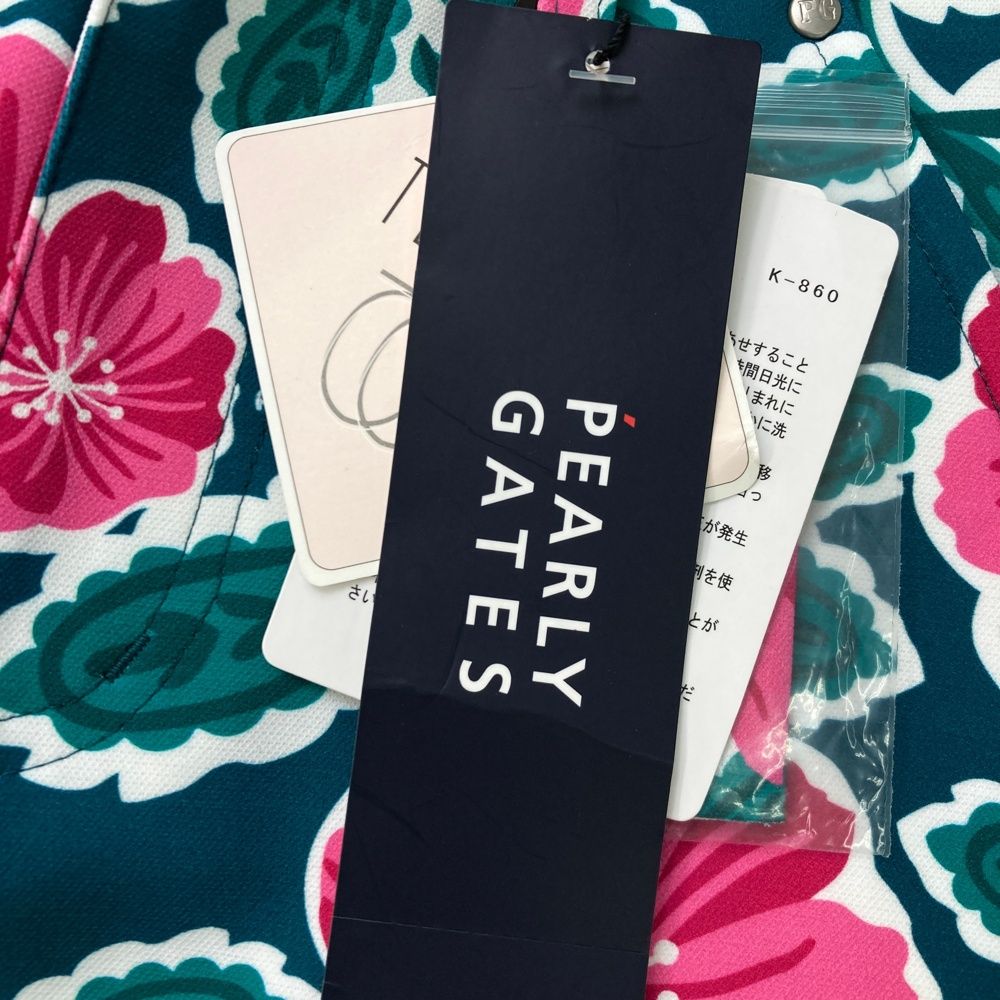 進捗 サイズ 0 PEARLY GATES パーリーゲイツ 055-0131310 パンツ 花柄 グリーン系 240101543718 ゴルフウェア レディース ストスト