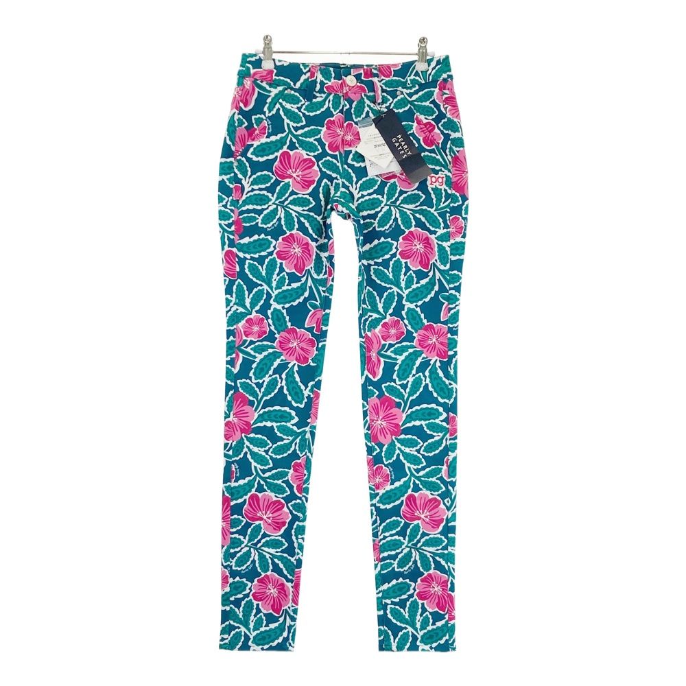 サイズ 0 PEARLY GATES パーリーゲイツ 055-0131310 パンツ 花柄 グリーン系 240101543718 ゴルフウェア レディース ストスト