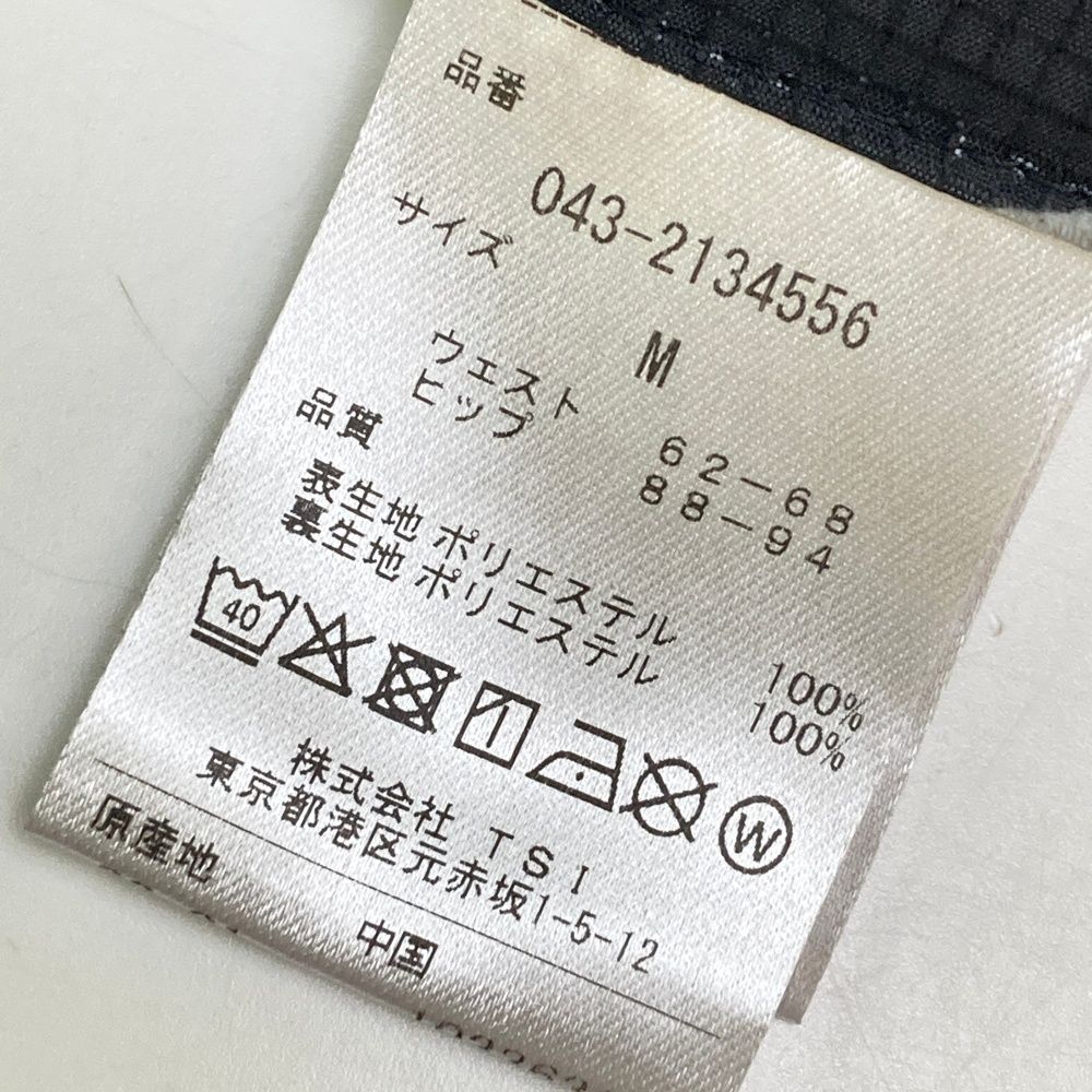 サイズ：M ST ANDREWS セントアンドリュース スカート 総柄 ブラック系