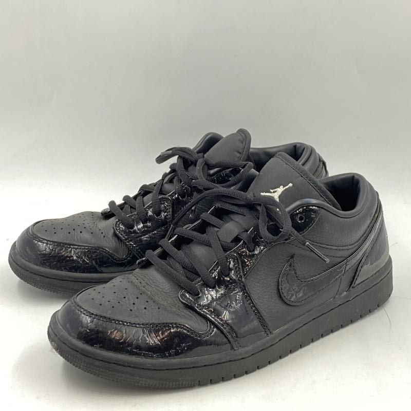 NIKE WMNS AIR JORDAN1 LOW SE BLACK CROC サイズ26.5cm HJ7743-010 ナイキ ウィメンズ エアジョーダンワン ロー 24