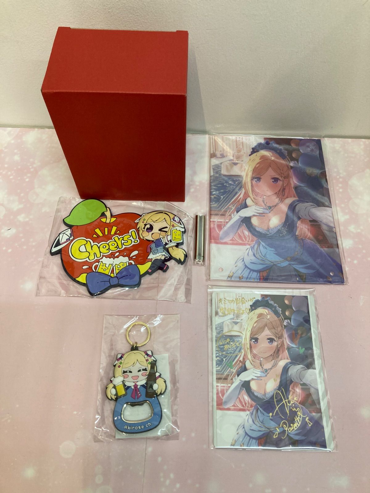 スリムな 広店 直筆 アキ ローゼンタール 誕生日記念2021 フルセット ホロライブ 718-2855