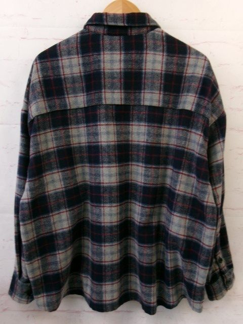 VICTIM ｳﾞｨｸﾃｨﾑ BIG CHECK SHIRTS JACKET ｼｬﾂｼﾞｬｹｯﾄ ﾁｪｯｸ VTM-21-J-120 ﾈｲﾋﾞｰ M 991882464