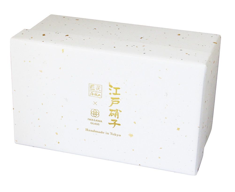 藍花 箔墨流し 片口 ぐい呑ギフトセット 紅 ぐい呑 2個 ギフトボックス入り ワールドクリエイト|30532 SKLAD-KIRPICHA_RU