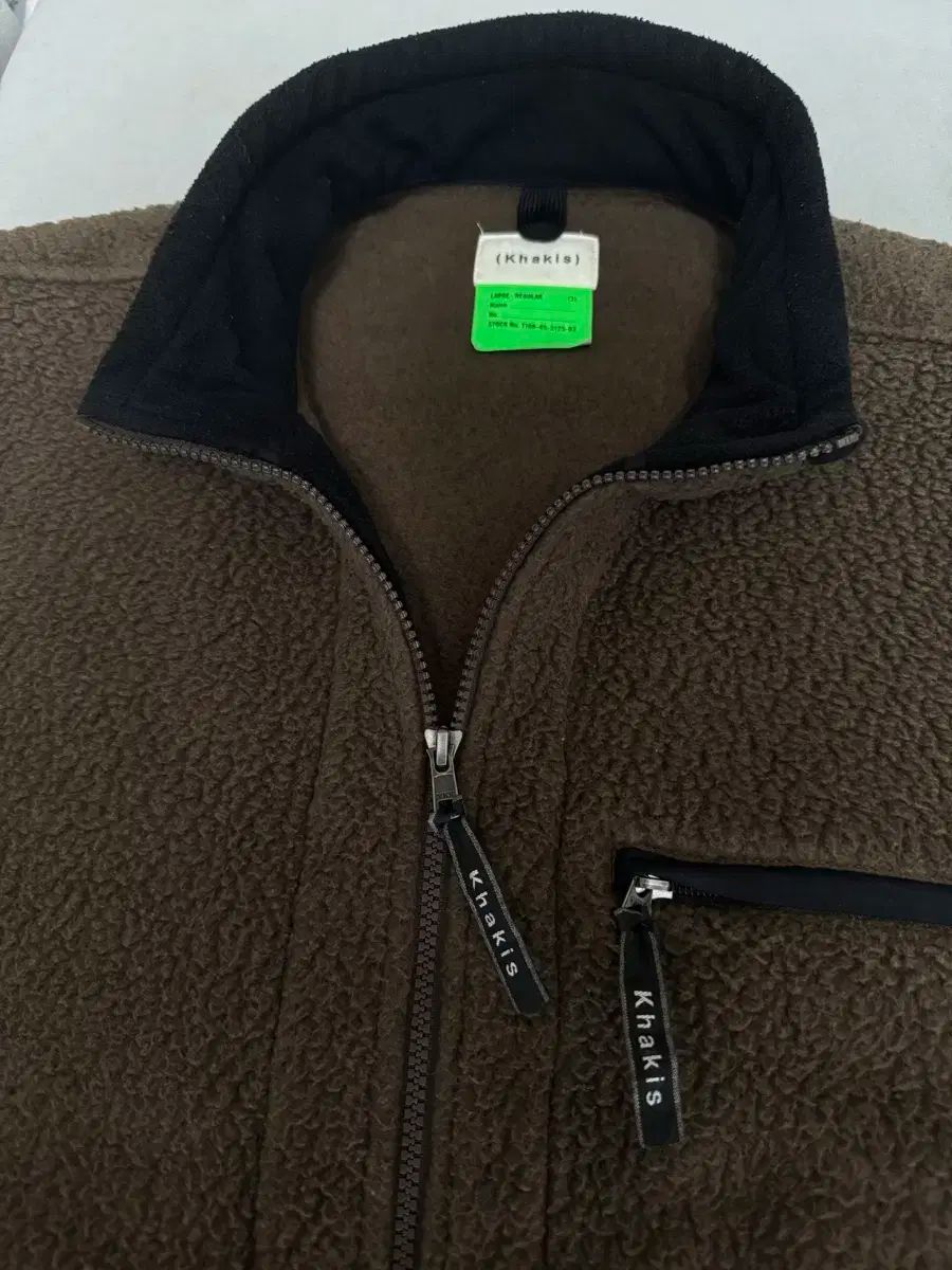 カーキス khakis シェルパ ジップアップ ベスト