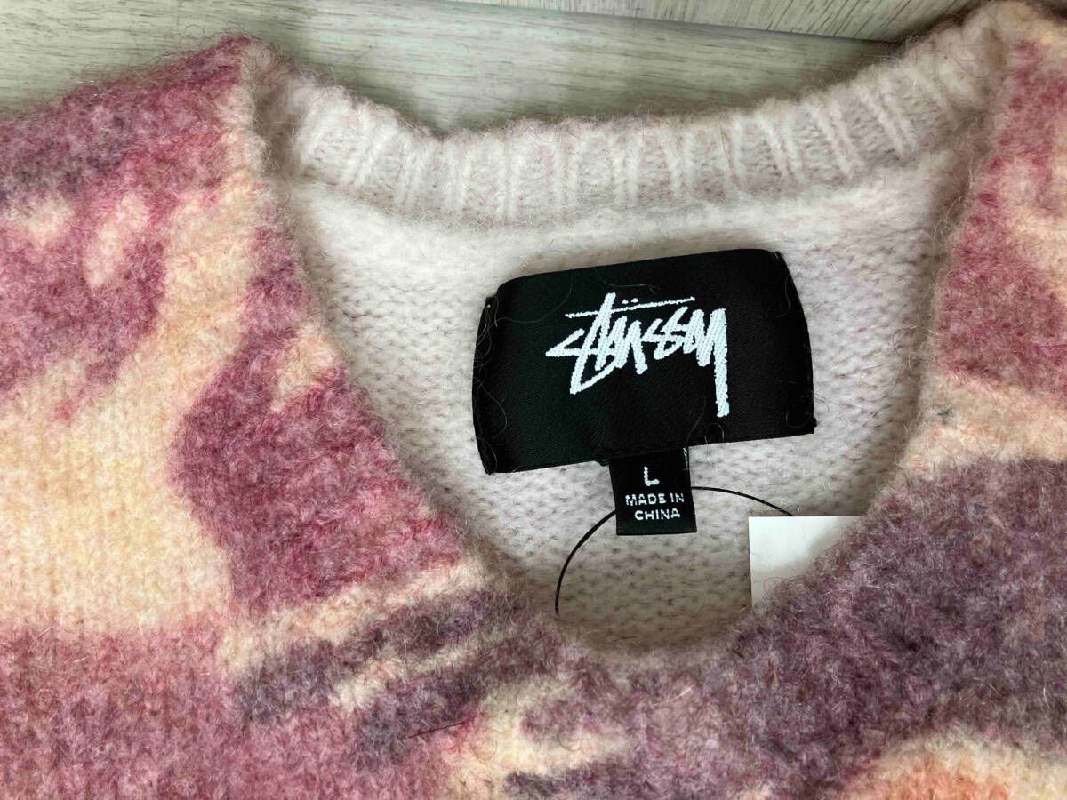  STUSSY TIGRIS PRINT SWEATER 22 AW ニット その他 小物