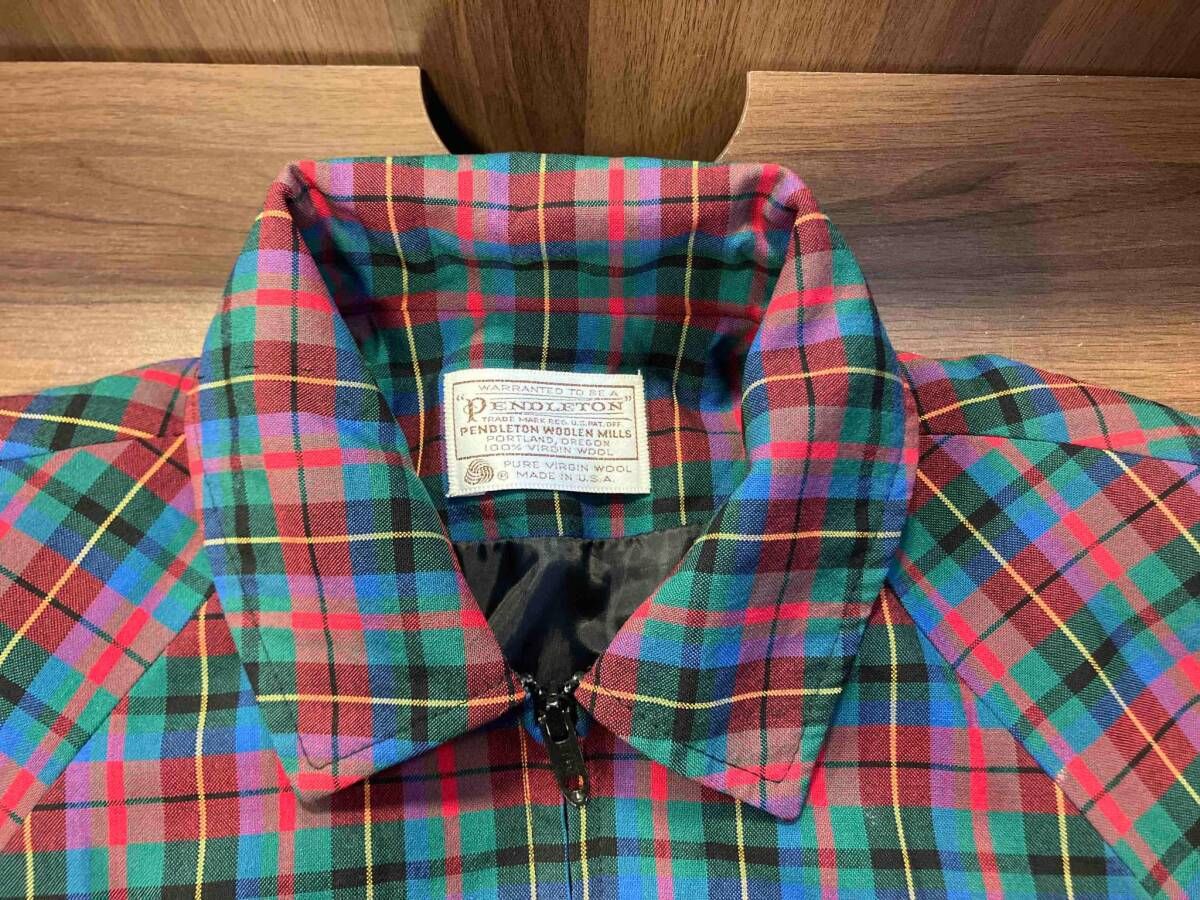 70s USA製 PENDLETONペンドルトン ウールジャケット M - Sixpacjoe Web