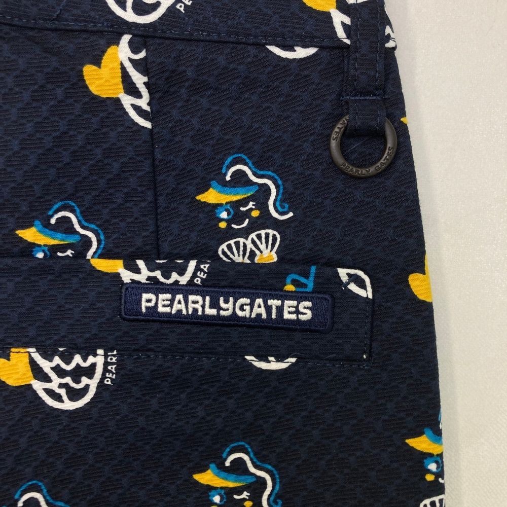 サイズ 0 PEARLY GATES パーリーゲイツ 055-1131606 クロップドパンツ 総柄 ネイビー系 240101543703 ゴルフウェア レディース ストスト LLC-HASEGAWATOSO_COM