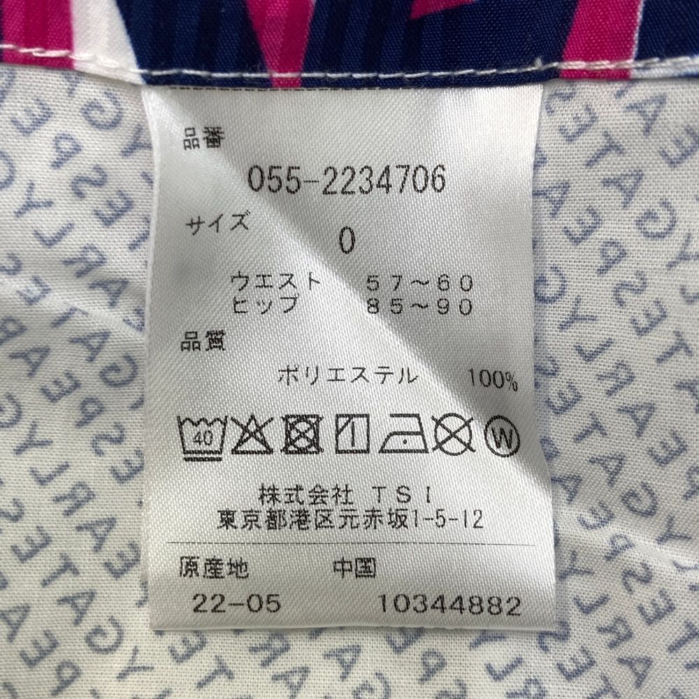 サイズ：0 PEARLY GATES パーリーゲイツ 055-2234706 スカート シア