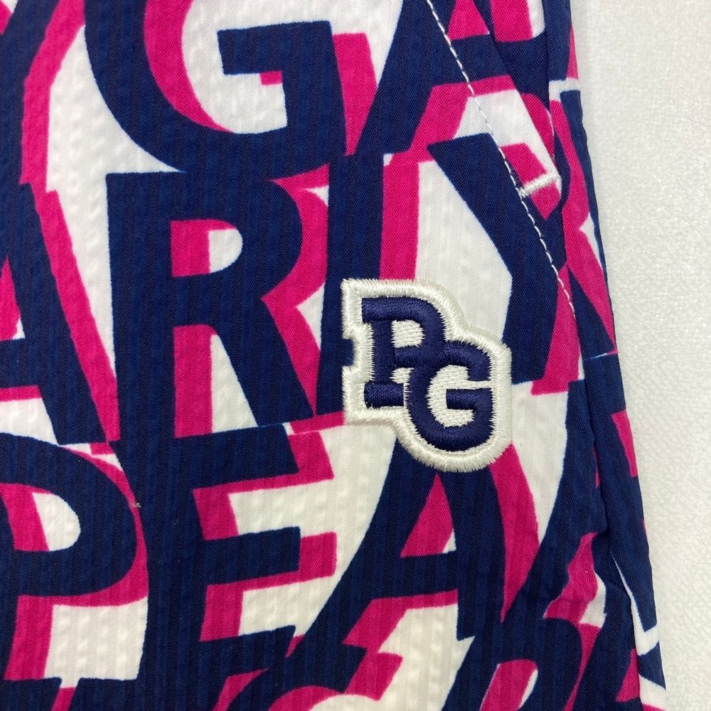 サイズ：0 PEARLY GATES パーリーゲイツ 055-2234706 スカート シアサッカー ロゴ柄 ピンク系 [240101543732] ゴルフウェア レディース ストスト サイズ：0 PEARLY GATES パーリーゲイツ 055-2234706 スカート シア