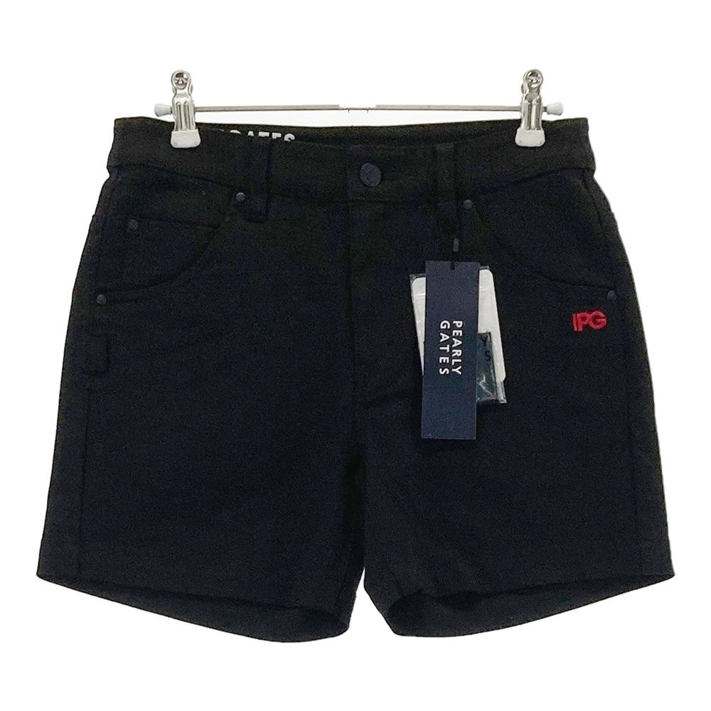 直接受渡 サイズ 00 PEARLY GATES パーリーゲイツ 055-2232802 ショートパンツ ブラック系 240101543832 ゴルフウェア レディース ストスト