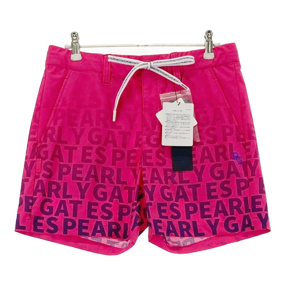 サイズ 1 PEARLY GATES パーリーゲイツ 055-1132516 ショートパンツ ロゴグラデーション ピンク系 240101543837 ゴルフウェア レディース ストスト