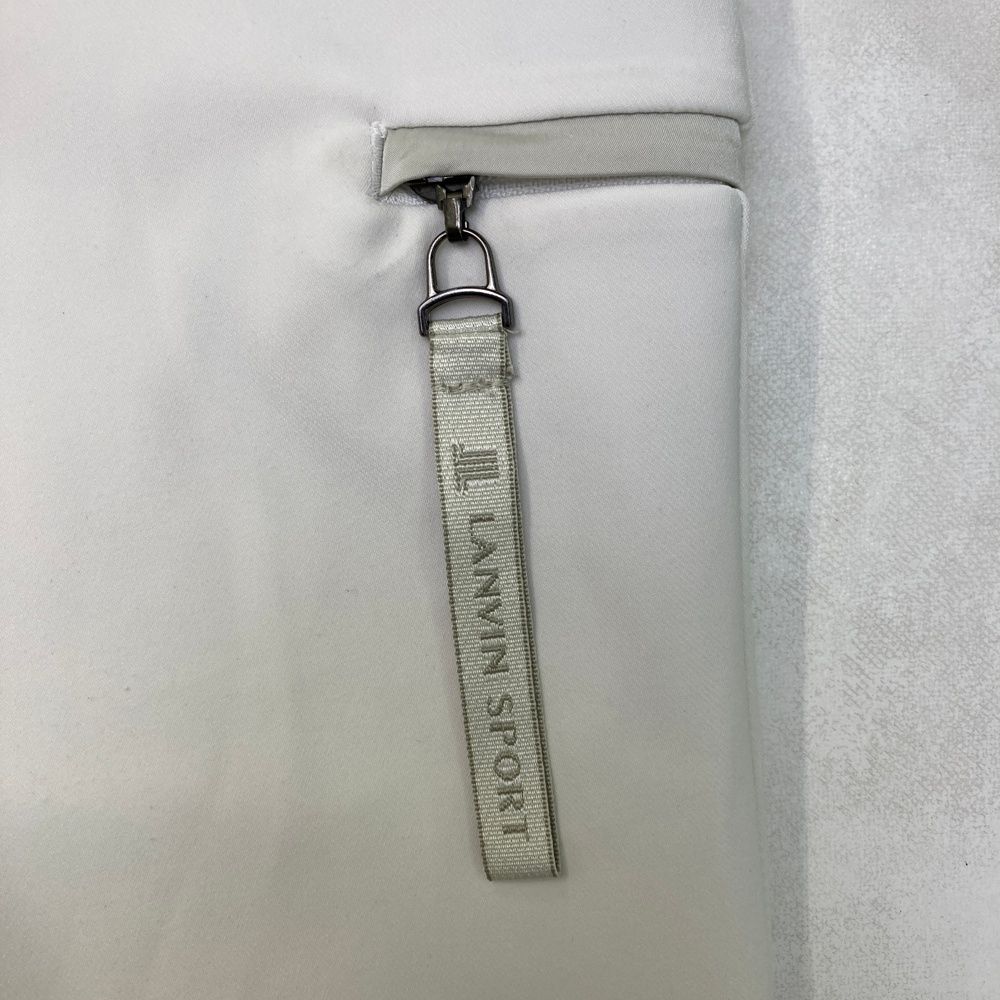 未使用品⭐︎ランバンスポール ゴルフパンツ 38 白 ランバンスポーツ レディース サイズ：38 LANVIN SPORT ランバン スポール クロップドパンツ