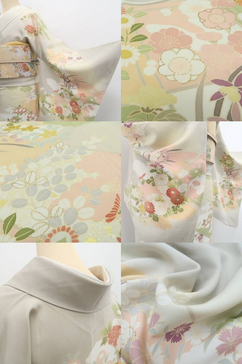 お仕立て上がり品 金駒刺繍