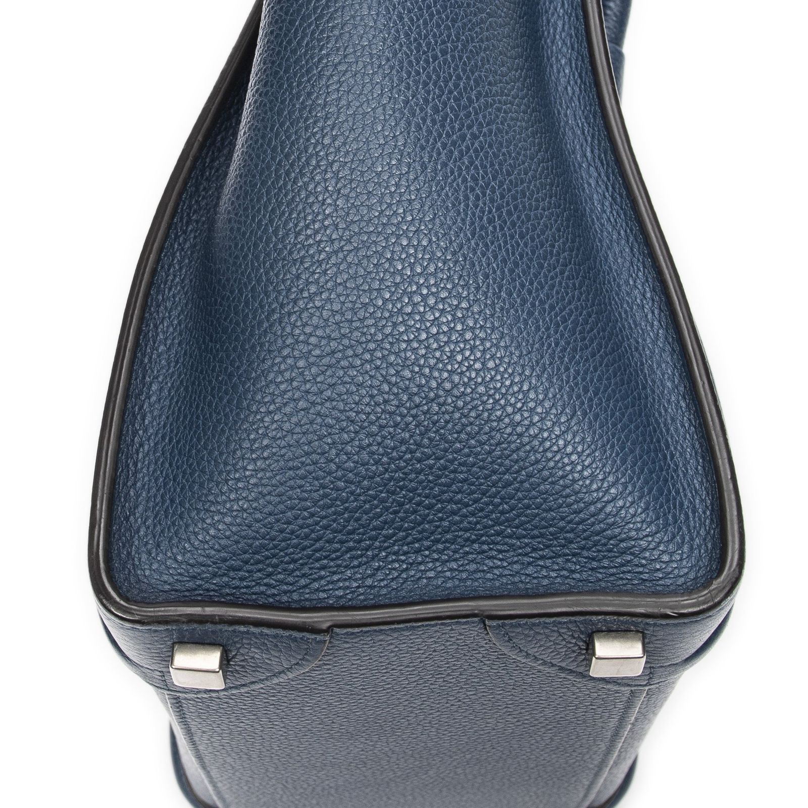 セリーヌマイクロラゲッジネイビーグレインカーフスキンレザーA