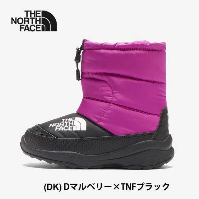 種類8 DK 18 cm ザ ノース フェイス THE NORTH FACE K NSE BOOTIE VII ヌプシ ブーティ キッズ ウィンターブーツ 防寒 保温 はっ水加工 サーモライトエコメイド 子供用 スノー